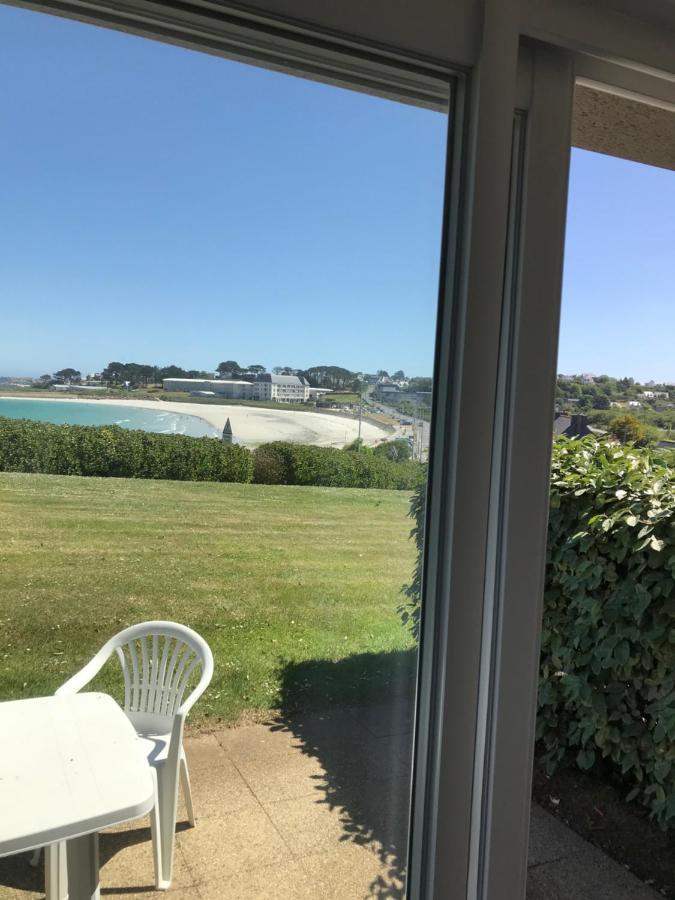 Maison 6 Pers Belle Vue Mer Piscine, Plage A 40 M Trévou-Tréguignec Exteriér fotografie