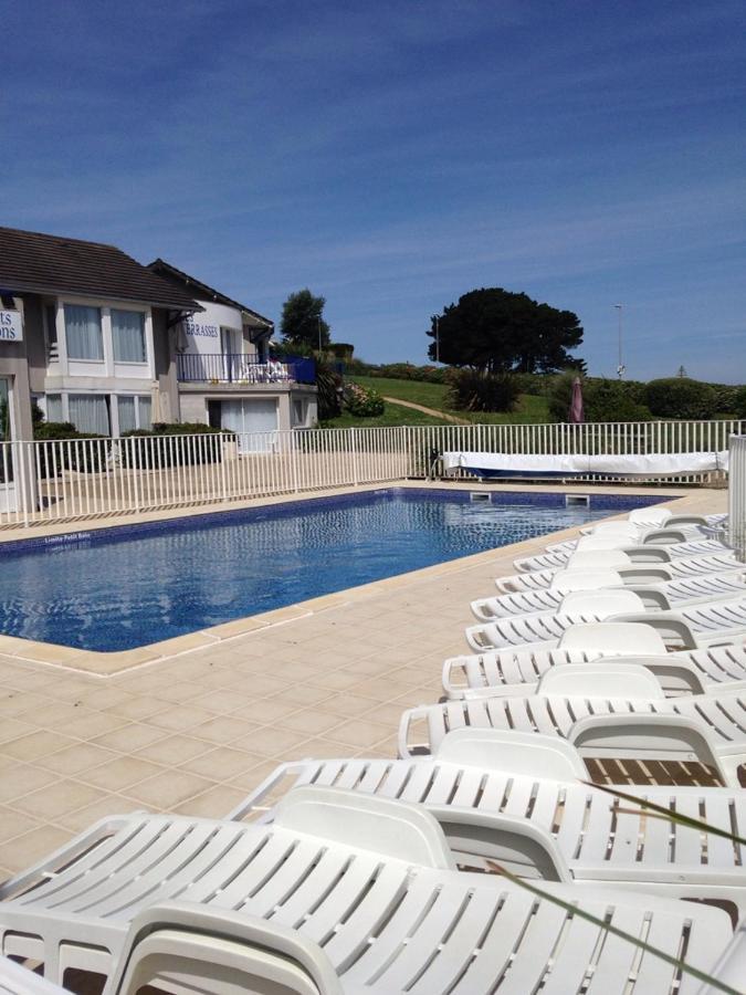 Maison 6 Pers Belle Vue Mer Piscine, Plage A 40 M Trévou-Tréguignec Exteriér fotografie