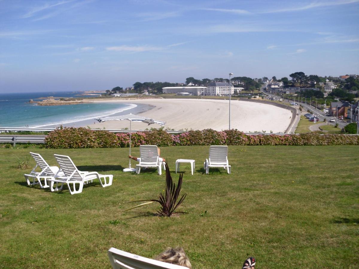 Maison 6 Pers Belle Vue Mer Piscine, Plage A 40 M Trévou-Tréguignec Exteriér fotografie