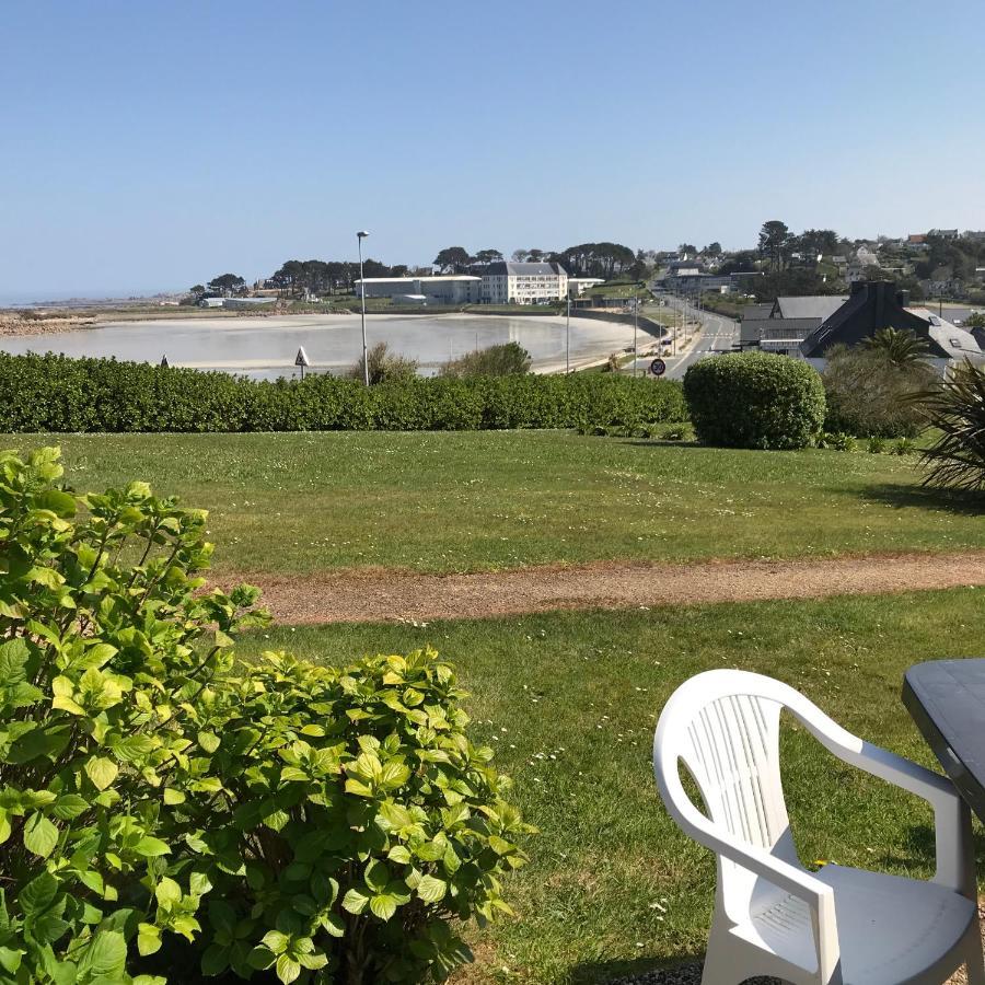 Maison 6 Pers Belle Vue Mer Piscine, Plage A 40 M Trévou-Tréguignec Exteriér fotografie