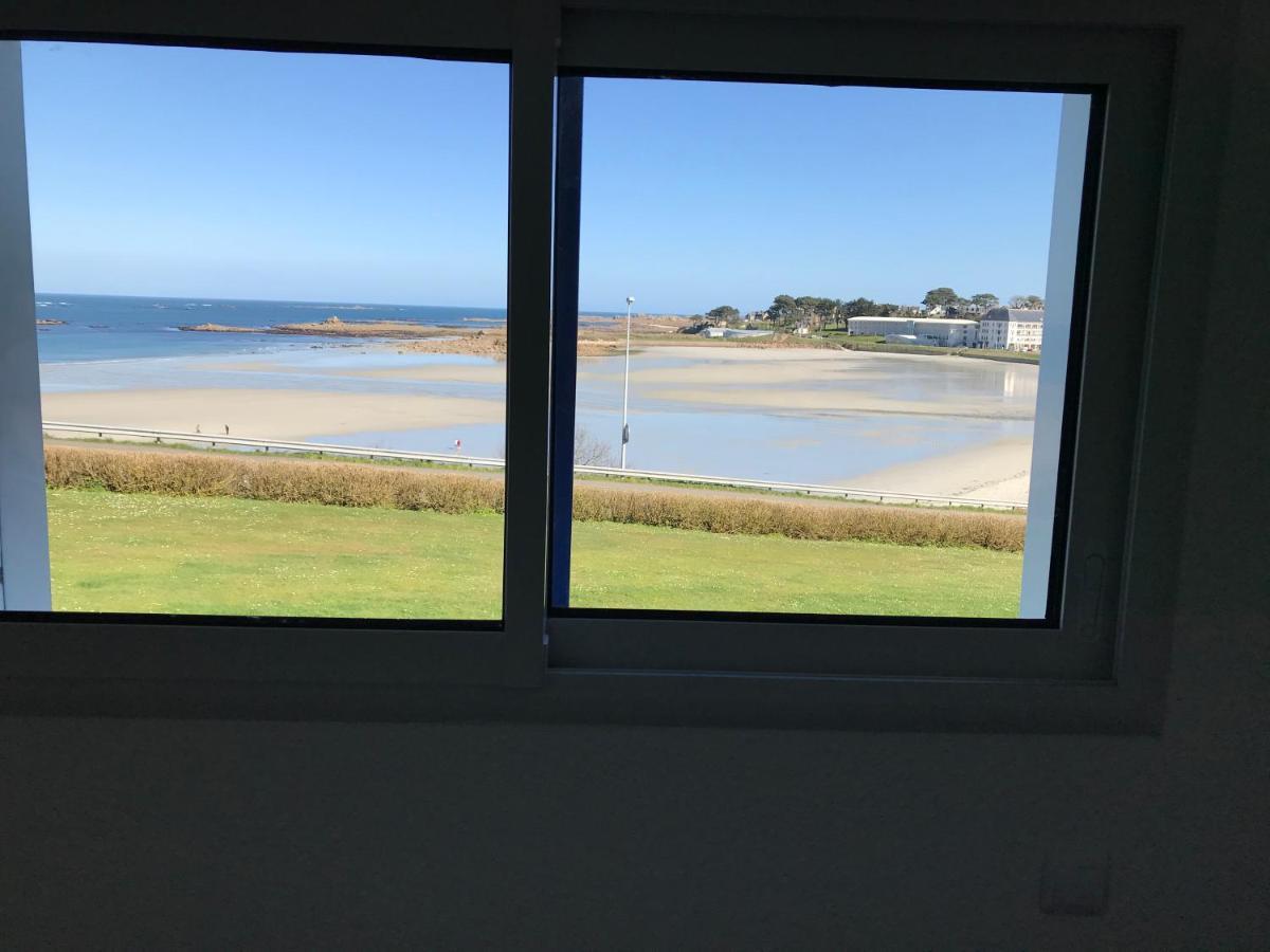 Maison 6 Pers Belle Vue Mer Piscine, Plage A 40 M Trévou-Tréguignec Exteriér fotografie