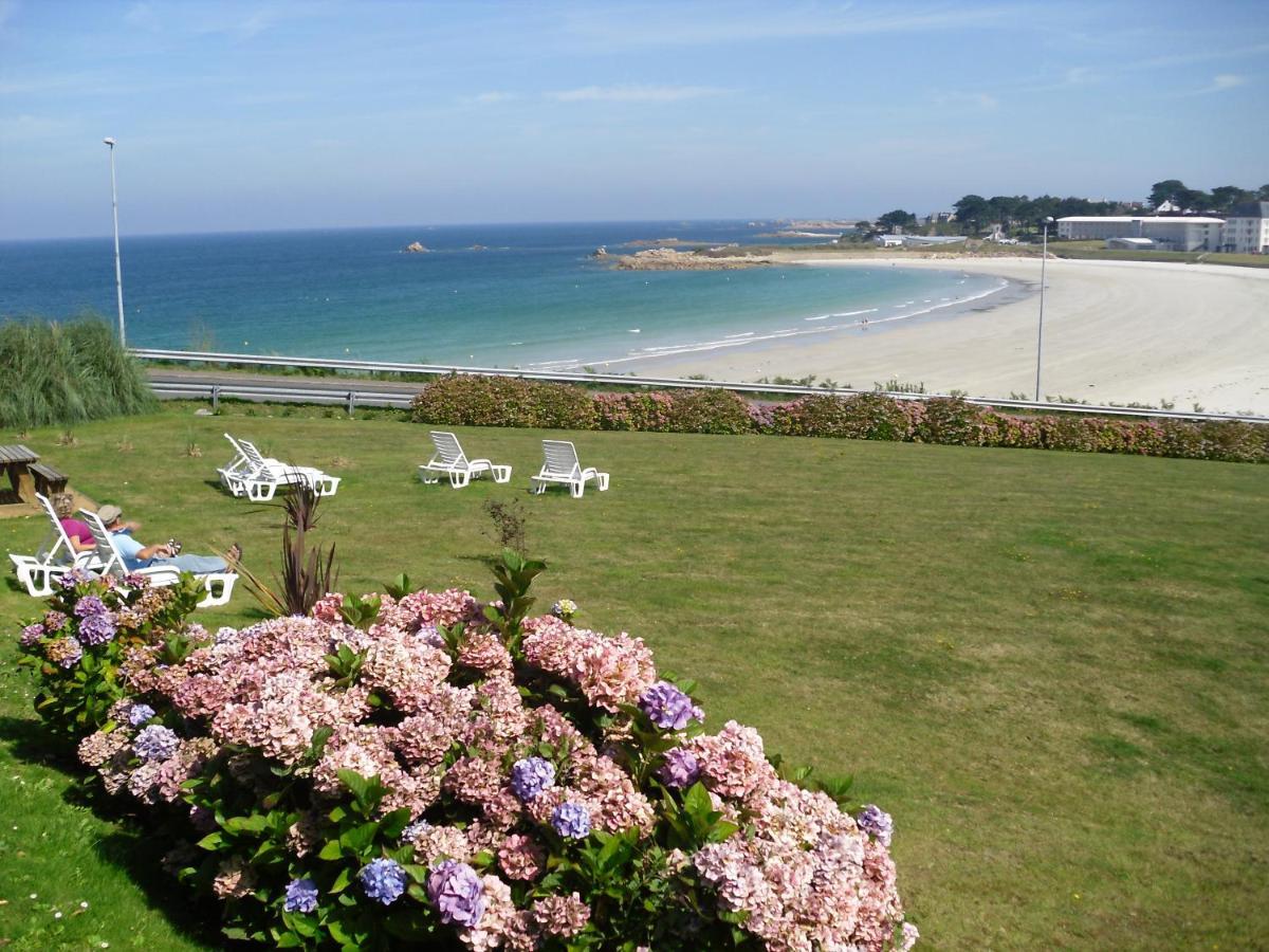 Maison 6 Pers Belle Vue Mer Piscine, Plage A 40 M Trévou-Tréguignec Exteriér fotografie