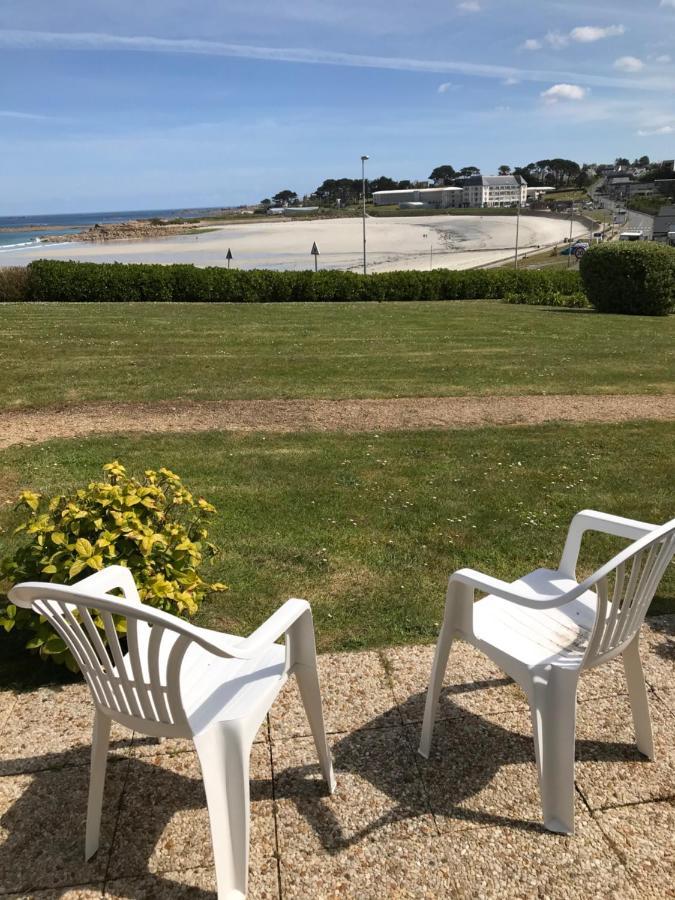 Maison 6 Pers Belle Vue Mer Piscine, Plage A 40 M Trévou-Tréguignec Exteriér fotografie
