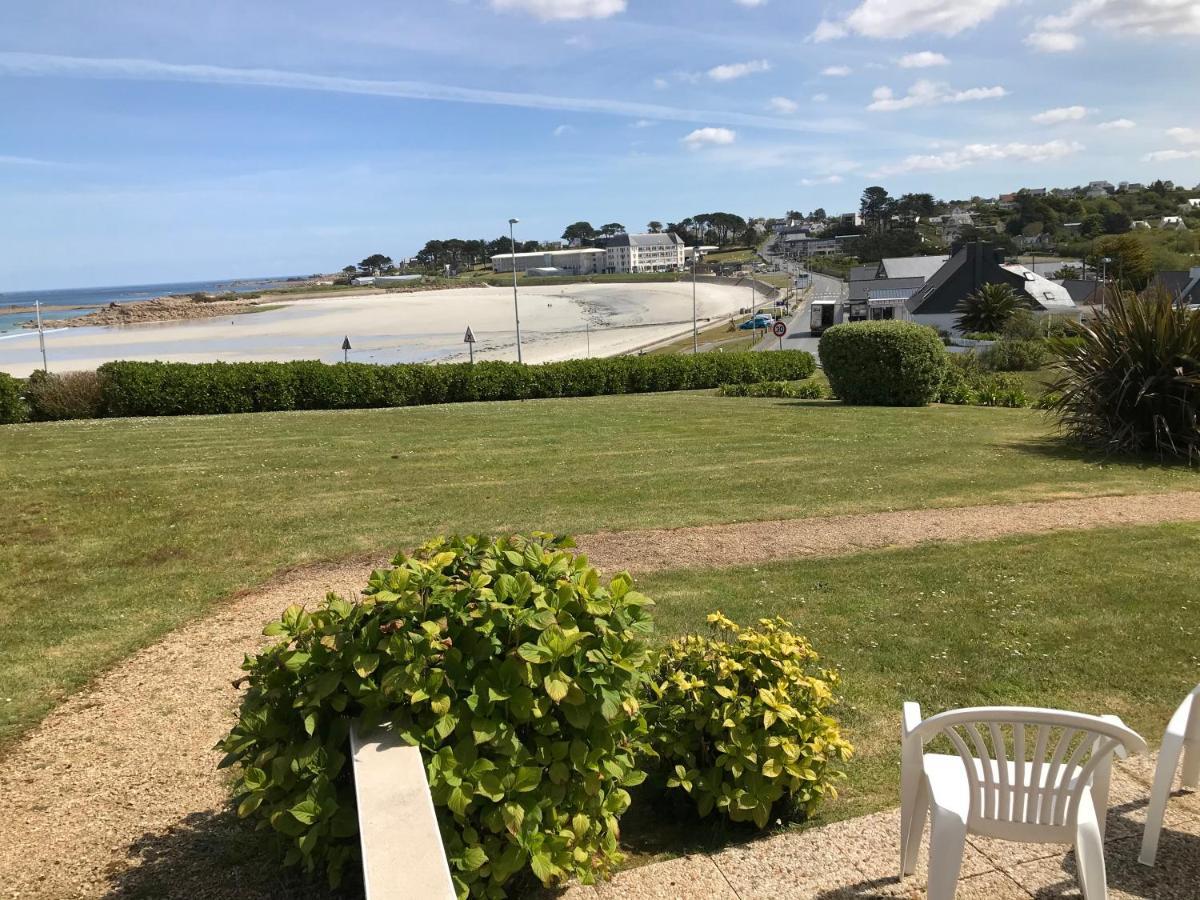 Maison 6 Pers Belle Vue Mer Piscine, Plage A 40 M Trévou-Tréguignec Exteriér fotografie